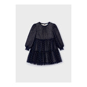 Mayoral Girls Navy Tulle Dress
